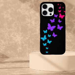 Mooie vlinder androgyne trots ontwerp iPhone 16 pro max hoesje