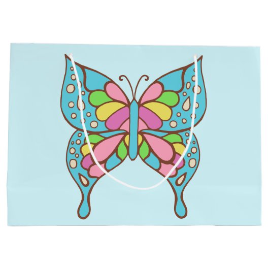 Mooie Vlinder Cadeautas (Achterkant)