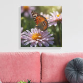 Mooie vlinder canvas afdruk (Insitu (Woonkamer))