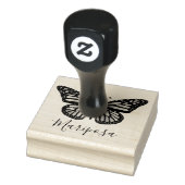 Mooie vlinder handleiding, aangepast IT Rubberstempel (Stempel)