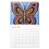 Mooie vlinder kalender (Jan 2027)