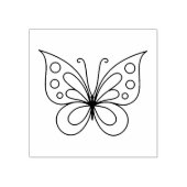 Mooie vlinder - Kleur mij Rubberstempel (Afrduk)
