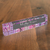 Mooie vlinder naambordje (Zijkant)