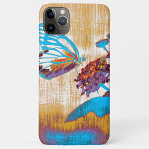 mooie vlinder op bloem iPhone 11 pro max hoesje