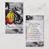 Mooie vlinder visitekaartje (Voorkant / Achterkant)