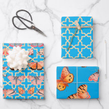 Mooie vlinders turquoise blauw