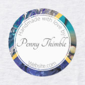 Mooie Vloeibare vormen Labels (Design 1)