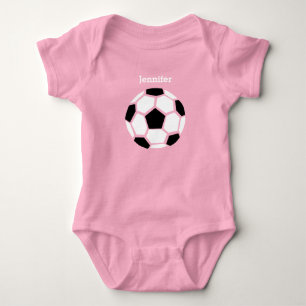 Mooie Voetbal Persoonlijke Baby Sport Romper