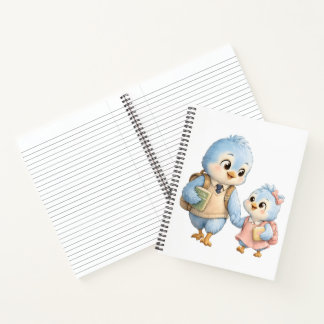 Mooie Vogel Broer Zus Dagboek Notitieboek