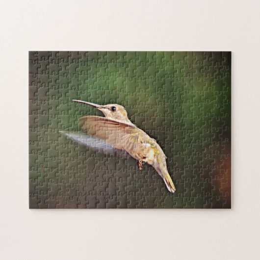 Mooie vogel in de lucht, puzzel (Horizontaal)
