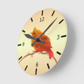 Mooie vogel ronde klok (Hoek)