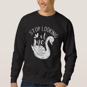 Mooie vogel stop met kijken naar me Cu Trui