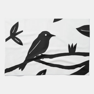 Mooie vogel theedoek
