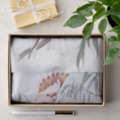 Mooie vogelkaketoe bleke roze cacatua tissuepapier (Geschenk)