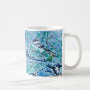 Mooie vogelobservatie kunstwerk koffiemok