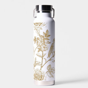 Mooie Vogels en Rozen Waterfles