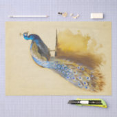 Mooie vogels Royal Peacock ontkoppeling Tissuepapier (Craft)