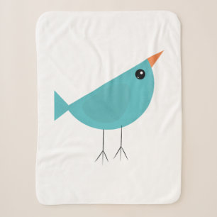 Mooie vogels sherpa deken