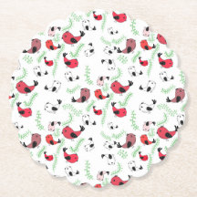 Mooie vogelthema wegwerp onderzetters