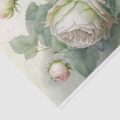 Mooie, volledig roze Kool Rozen Tissuepapier (Detail)