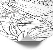 Mooie volwassen bijbel thema kleur poster (Hoek)