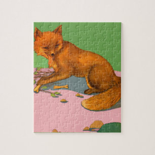 mooie vos legpuzzel