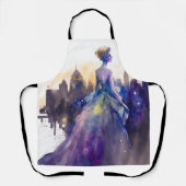 Mooie vrouw | Abstract sprookjesprinses Schort (Voorkant)