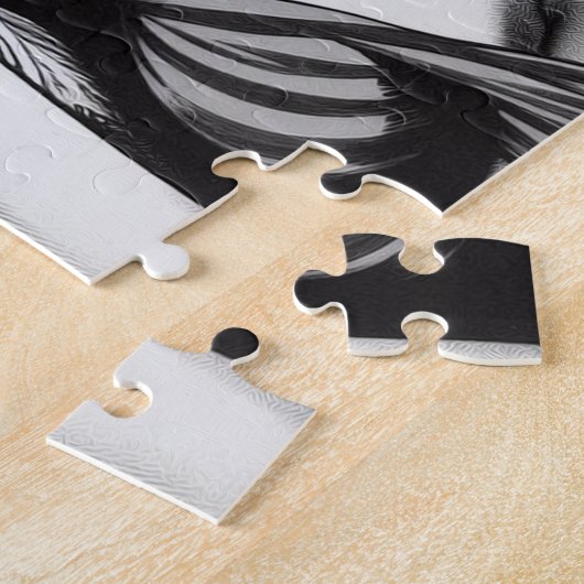 mooie vrouw illustratie legpuzzel (Zijkant)