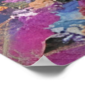 Mooie vrouw in de lente poster (Hoek)