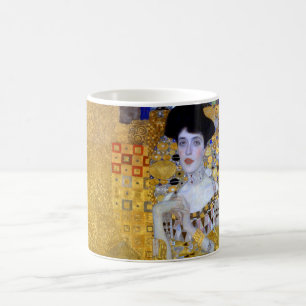 Mooie vrouw in Gold Gustav Klimt Coffee Mu Koffiemok
