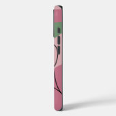 Mooie vrouw Line Art Stoere iPhone case (Achterkant / Links)