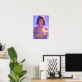 Mooie vrouw poster (Thuiskantoor)