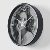 Mooie Vrouw Schets Potlood Wandklok (Hoek)