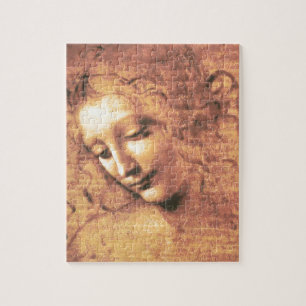 Mooie vrouw van Leonardo da Vinci Legpuzzel