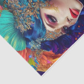 Mooie Vrouwen Decoupage10lb Tissue Paper Tissuepapier (Detail)