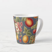 Mooie Vruchten en Bloemen. Franse stijl Latte Mok (Rechterhoek)