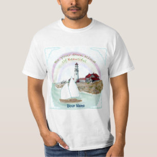 Mooie vuurtoren t-shirt