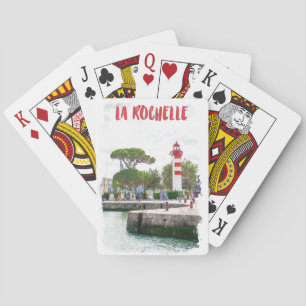 Mooie vuurtoren van La Rochelle France Reizen Pokerkaarten