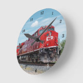 Mooie wandklok ronde klok (Hoek)