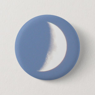 Mooie wasmiddelmaan in daglicht Button