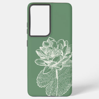 Mooie Water Lelies Bloem Ontwerp Samsung Galaxy Hoesje