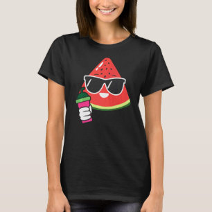 Mooie Watermeloen Watermeloen Frappe  Zomerfruit T-shirt