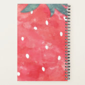 Mooie Waterverf Aardbei Planner (Achterkant)