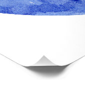 Mooie Waterverf Aarde Planet Foto Afdruk (Hoek)