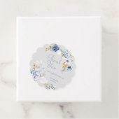 Mooie Waterverf Bloem Dank Je Bedankjes Labels (In situ)