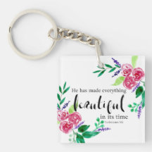 Mooie waterverf bloemen Bijbelcitaat