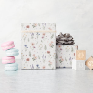 Mooie waterverf bloemen cadeaupapier