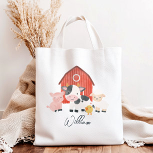 Mooie Waterverf Boerderij Dier Kinderen Zak Tote Bag