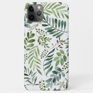 Mooie Waterverf Botanische bladeren iPhone 11 Pro Max Hoesje
