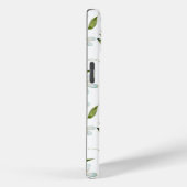 Mooie Waterverf botanische flora + monogram Case-Mate iPhone Case (Achterkant / Rechts)